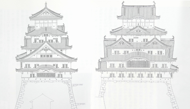 姫路城天守東面南面